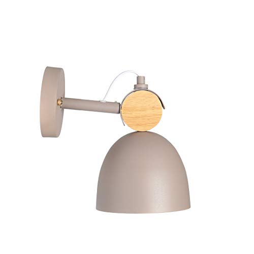 E27 Wandleuchte LED Wandbeleuchtung Moderne Industrial Lampe Wandleuchten Loft Deckenleuchte Lampe für Schlafzimmer, Wohnzimmer, Korridor (Brown) von Chrasy