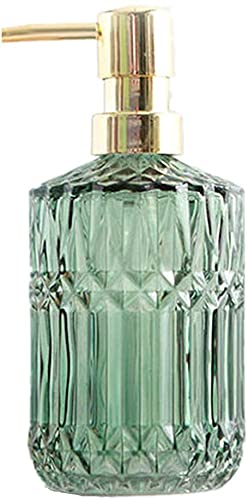 Glasseifenspender Nachfüllbarer Flüssigseifen Glas Seifenspender Nachfüllbarer 400 ml Glasspender mit Handwaschflüssigkeit für Geschirrspülmittel, ätherisches Öl,Shampoo Glasseifenspender Nachfüllbarer Flüssigseifen Glas Seifenspender Nachfüllbarer 400 ml Glasspender mit Handwaschflüssigkeit für Geschirrspülmittel, ätherisches Öl,Shampoo von Chrasy