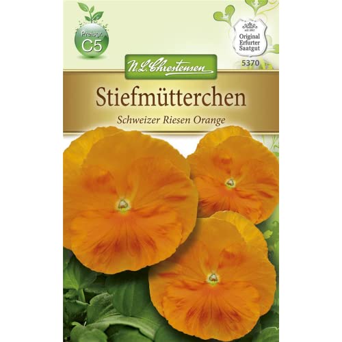 Chrestensen Stiefmütterchen 'Schweizer Riesen Orange' von Chrestensen