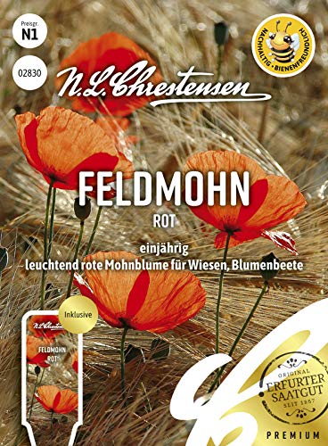 Feldmohn Rot Samen, Saatgut Feldmohn Rot Samen, Saatgut von Chrestensen