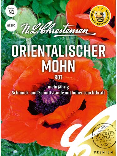 Orientalischer Mohn Rot von Chrestensen