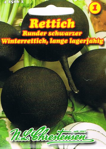 Rettich Runder Schwarzer (Portion) von Chrestensen