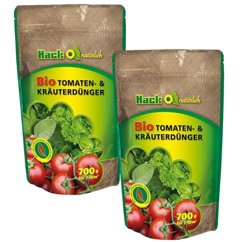 Tomaten- und Kräuterdünger mit natürlichen pflanzlichen Inhaltsstoffen (2x 700g) von Chrestensen