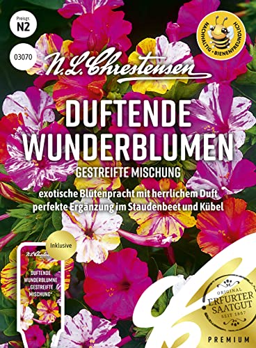 Wunderblume gestreifte Mischung, N.L. Chrestensen Blumensamen Mischung für Garten und Wiese Wunderblume gestreifte Mischung, N.L. Chrestensen Blumensamen Mischung für Garten und Wiese von Chrestensen