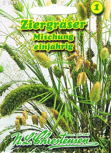 Ziergräser Mischung 'Halbhohe Sorten' einjährig, Trockenblumen von Chrestensen