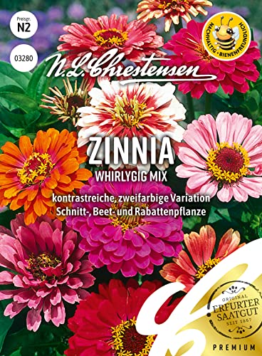 Zinnia Whirlygig Mix von Chrestensen