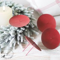 Adventskranz Kerzenhalter Rot 4stk Adventskranz Kerzenhalter Rot 4stk von ChriSueMuenster