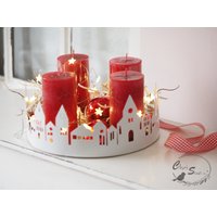 Adventskranz Tablett von ChriSueMuenster
