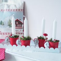 Adventskranz Tablett Adventskranz Tablett von ChriSueMuenster