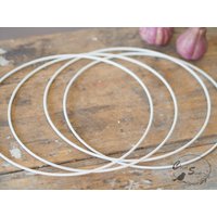 Metallring Loop Weiß 4 Stk von ChriSueMuenster