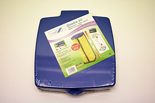 Müllsackständer Abfallsackhalter 60 l Liter Müllsack mit Deckel Müllständer Wertstoffbehälter Müllbeutelhalter für Gelber blauer Sack Abfall Abfalleimer Müllbeutel Gelbe Tonne Ständer Behälter von Chriluka