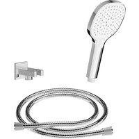 Chris Bergen Brausegarnitur-Set, chrom, Handbrause mit drei Strahlarten - silberfarben Chris Bergen Brausegarnitur-Set, chrom, Handbrause mit drei Strahlarten - silberfarben von Chris Bergen