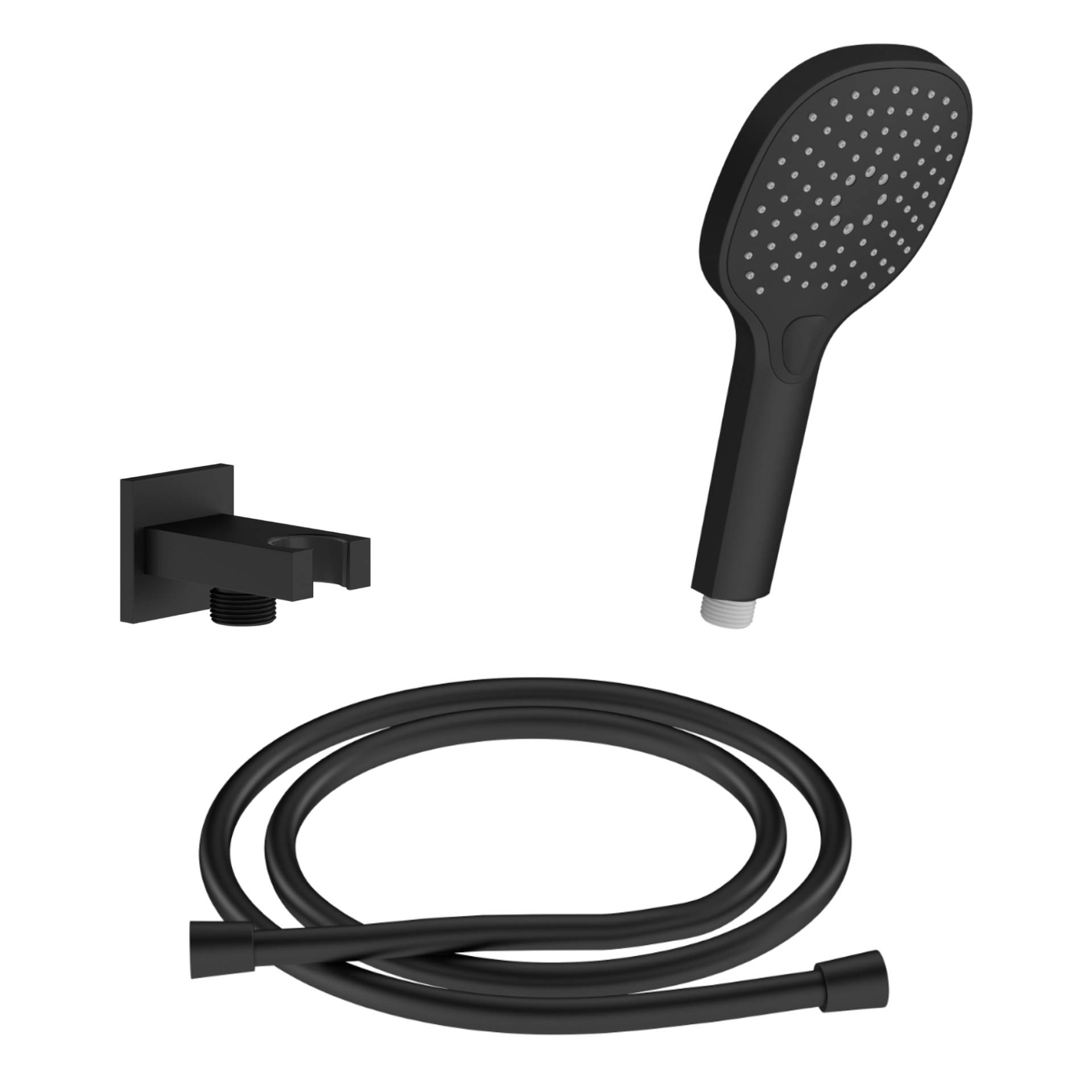 Chris Bergen Brausegarnitur-Set schwarz matt 160 cm Chris Bergen Brausegarnitur-Set schwarz matt 160 cm von Chris Bergen