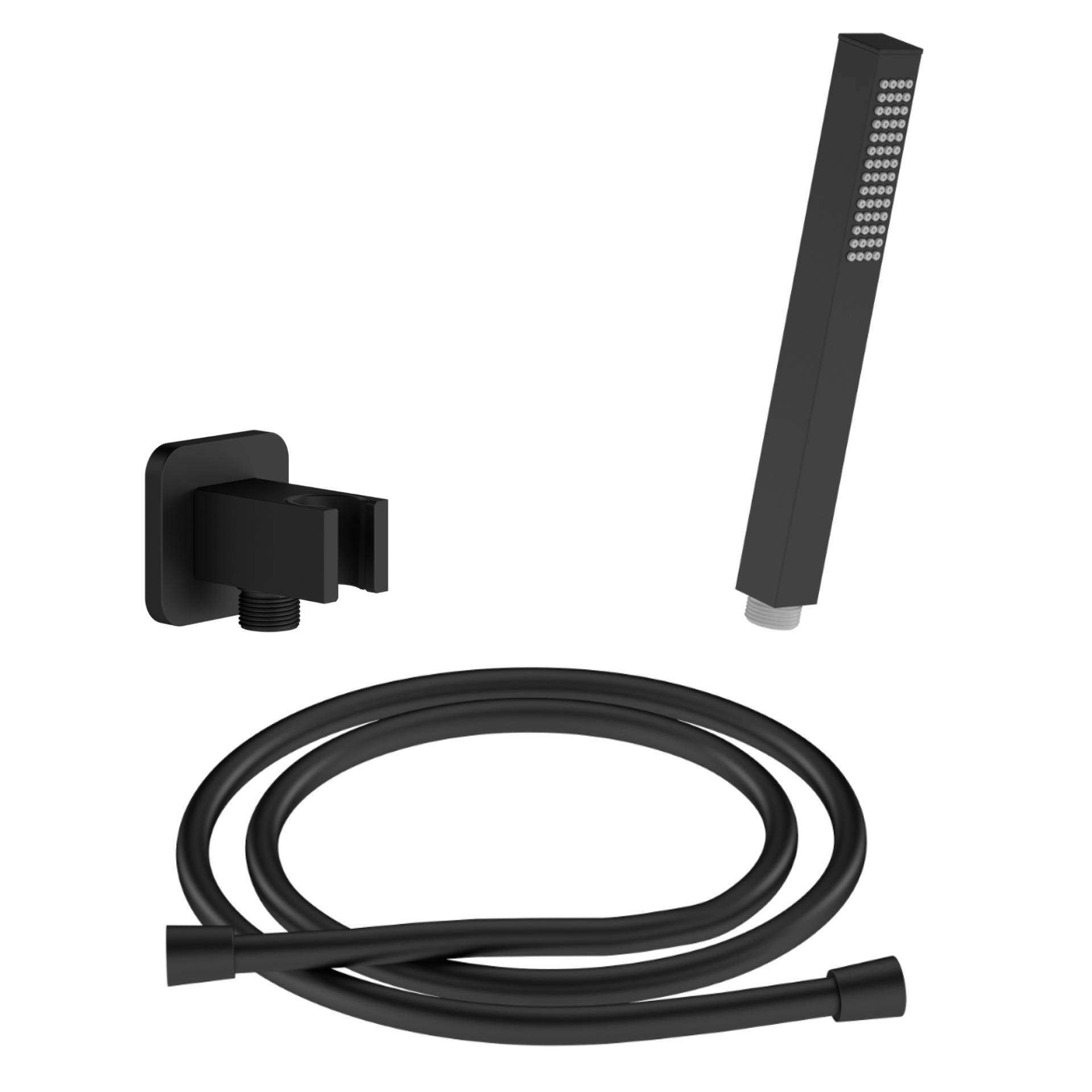 Chris Bergen Brausegarnitur-Set schwarz matt 160 cm Chris Bergen Brausegarnitur-Set schwarz matt 160 cm von Chris Bergen