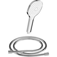 Chris Bergen Handbrause mit Brauseschlauch, chrom, drei Strahlarten - silberfarben Chris Bergen Handbrause mit Brauseschlauch, chrom, drei Strahlarten - silberfarben von Chris Bergen
