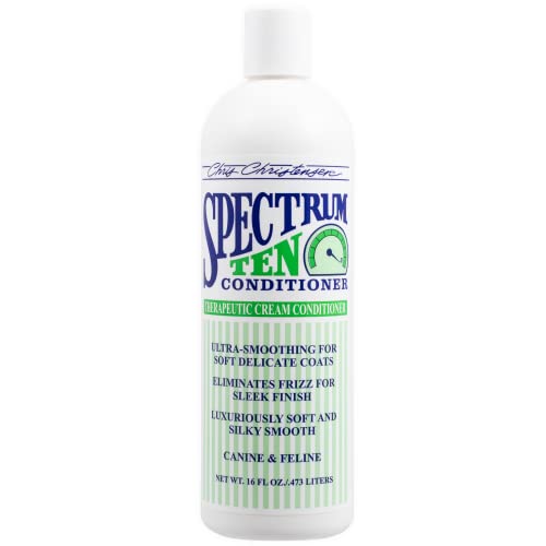 Chris Christensen Spectrum Ten Conditioner Soft & Smooth Coats - Spezialpflege für weiches und geschmeidiges Fell | Professionelle Hundefellpflege, 473ml Chris Christensen Spectrum Ten Conditioner Soft & Smooth Coats - Spezialpflege für weiches und geschmeidiges Fell | Professionelle Hundefellpflege, 473ml von Chris Christensen