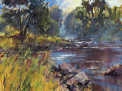 Chris Forsey Rocky River Leinwanddruck, Mehrfarbig, 60 x 80 cm von Chris Forsey