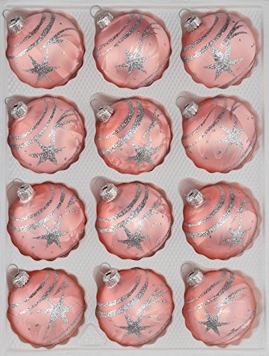 12 TLG. Glas-Weihnachtskugeln Set in Ice Rosa Silber Komet- Christbaumkugeln - Weihnachtsschmuck-Christbaumschmuck 12 TLG. Glas-Weihnachtskugeln Set in Ice Rosa Silber Komet- Christbaumkugeln - Weihnachtsschmuck-Christbaumschmuck von Christbaumkugeln-24.de