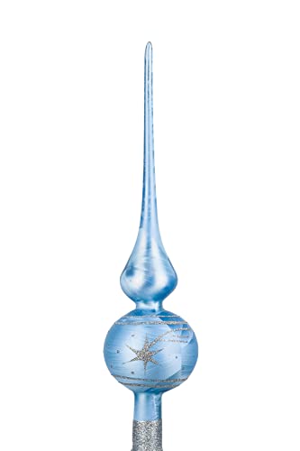 Weihnachtsbaumspitze Groß 35cm in Ice Blau Silber Komet Baumspitze Spitze Tannenbaumspitze Christbaumspitze Weihnachtsbaum Christbaum Tannenbaum Christmas Tree Top von Christbaumkugeln-24.de