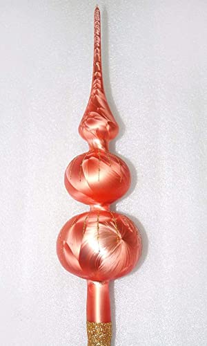Weihnachtsbaumspitze Groß 35cm in 'Ice Lachs Gold' Regen Baumspitze Spitze Tannenbaumspitze Christbaumspitze Weihnachtsbaum Christbaum Tannenbaum Christmas Tree Top NEU Weihnachtsbaumspitze Groß 35cm in 'Ice Lachs Gold' Regen Baumspitze Spitze Tannenbaumspitze Christbaumspitze Weihnachtsbaum Christbaum Tannenbaum Christmas Tree Top NEU von Christbaumkugeln-24.de