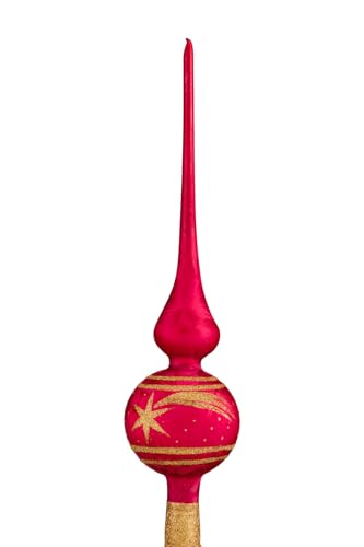 Weihnachtsbaumspitze Groß 35cm in Ice Rot Gold Komet Baumspitze Spitze Tannenbaumspitze Christbaumspitze Weihnachtsbaum Christbaum Tannenbaum Christmas Tree Top Weihnachtsbaumspitze Groß 35cm in Ice Rot Gold Komet Baumspitze Spitze Tannenbaumspitze Christbaumspitze Weihnachtsbaum Christbaum Tannenbaum Christmas Tree Top von Christbaumkugeln-24.de