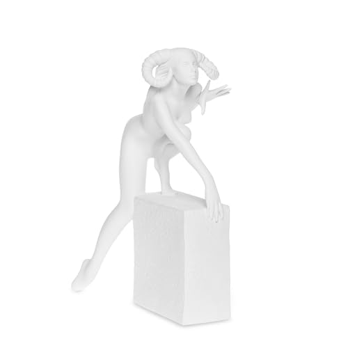 Christel by Sommer Figur Figur Sternzeichen Widder 25cm Weiß Polyresin von Christel by Sommer