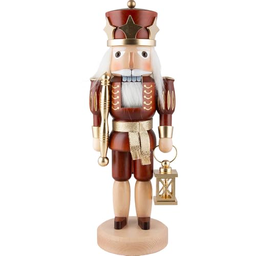 Christian Ulbricht Nussknacker Prinz Natur/Gold - 37,5 cm von Christian Ulbricht