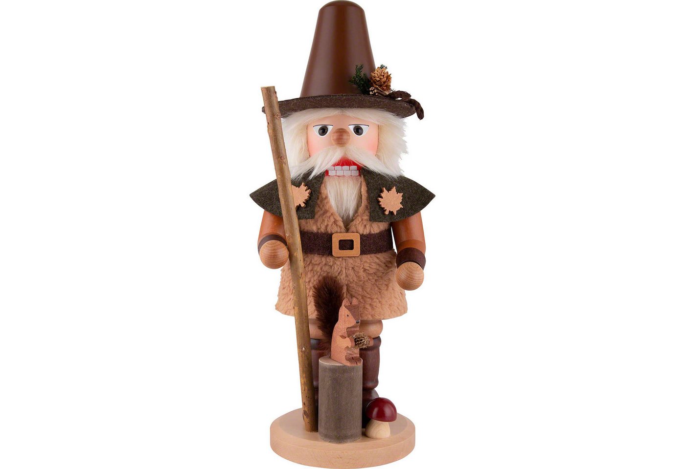 Christian Ulbricht Nussknacker Waldmann natur (42,5cm) Nussknacker von Christian Ulbricht von Christian Ulbricht