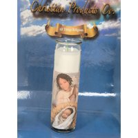 Baby Engel Religiöse Kerze, Spirituelle Paraffin Wachs Gebetskerze, Dekor Glaskerze, Kerze von ChristianProductCo