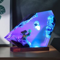 Wall-E Und Eve Harzlampe - Handgefertigtes Led-Nachtlicht Mit Pflanzenszene Einzigartiges Geschenk Für Pixar Fans, Paare Oder Sci-Fi Raumdekor Wall-E Und Eve Harzlampe - Handgefertigtes Led-Nachtlicht Mit Pflanzenszene Einzigartiges Geschenk Für Pixar Fans, Paare Oder Sci-Fi Raumdekor von ChristianShtore