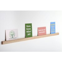Bilderleiste Eiche 90 cm Lang Mit Klebestreifen Und Schrauben | 30 Euro/M Grundpreis von ChristiansHolzladen