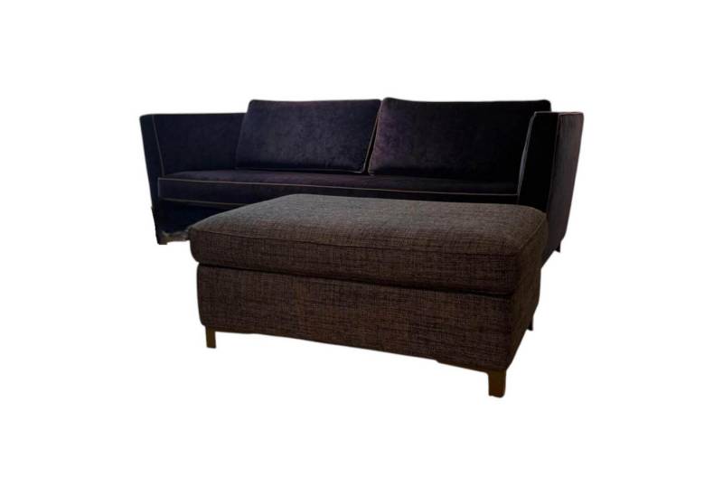 Christine Kröncke 2-Sitzer Sofa Hailey Stoff Eloy 052 Navy Blue Gestell Metall 15 von Christine Kröncke