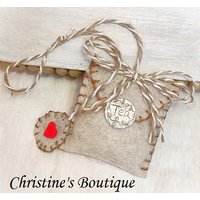 Teebeutelverzierung, Filz Tee Ornament, Geschenk Topper, Sammler Filzarbeit, Ich Liebe von ChristinesBoutique1