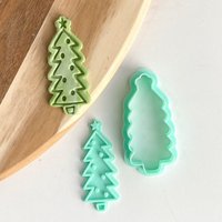 Weihnachtsbaum Ausstechform Und Prägezange Set Style 1 von Christinesmolds