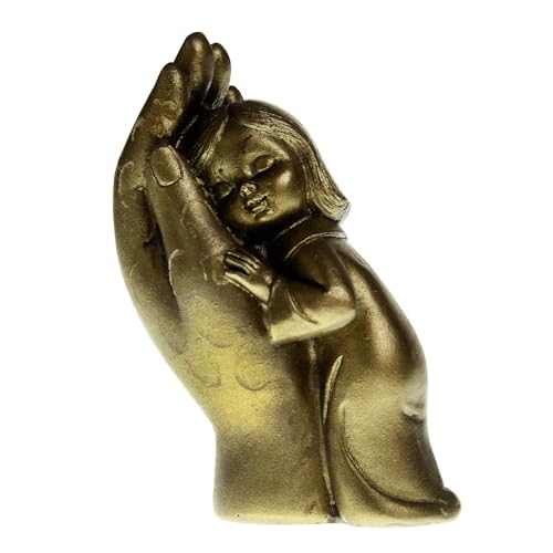 Christliche Geschenkideen Figur - Hand mit Kind 10cm (goldfarben) von Christliche Geschenkideen