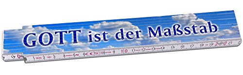 Christliche Geschenkideen Zollstock 2m Gott ist der Maßstab von Christliche Geschenkideen