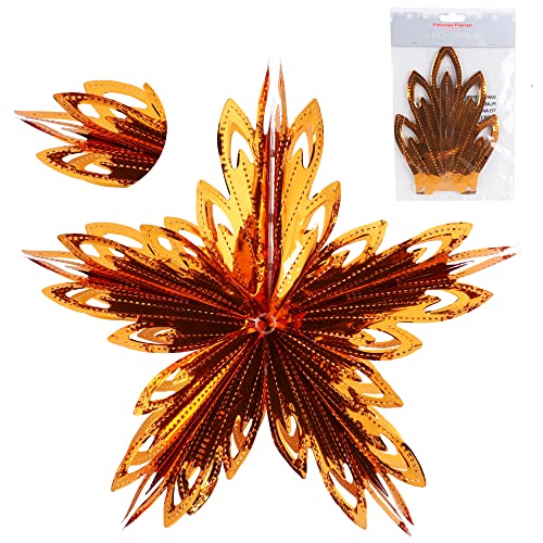 Christmas Concepts® 16 Zoll (1,3 Fuß) große Folie 3D-Stern hängende Dekoration – Weihnachtsbesatz (Kupfer) von Christmas Concepts