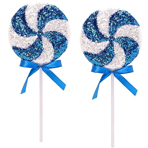 Christmas Concepts® 2 Stück 36 cm große glitzernde Pailletten Lutscher Weihnachtsdekoration – Weihnachtsbaumschmuck – 11 Farben erhältlich von Christmas Concepts