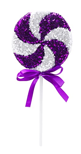 Christmas Concepts® 36 cm riesige glitzernde Pailletten-Lollipop-Weihnachtsdekoration – Christbaumschmuck – 5 Farben erhältlich von Christmas Concepts