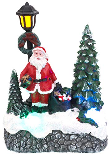 Christmas Concepts® 5 "/ 13cm LED beleuchtet Weihnachtsszene (Schneemann & Kinder) von Christmas Concepts