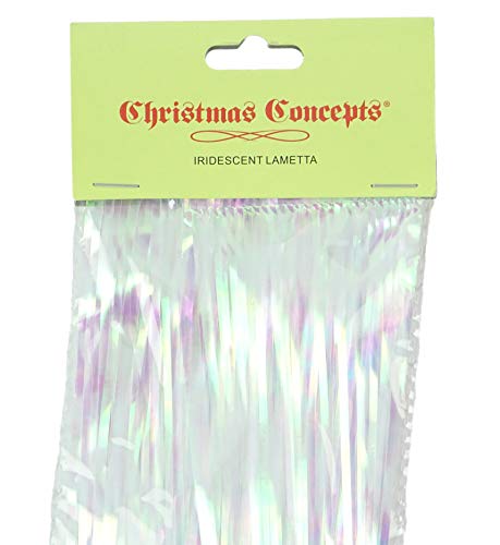 Christmas Concepts® Glänzender Lametta - Christbaumschmuck (Irisierend) von Christmas Concepts