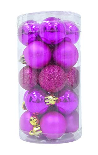 Christmas Concepts® Packung mit 20 30mm Pink Baubles- BA13 von Christmas Concepts