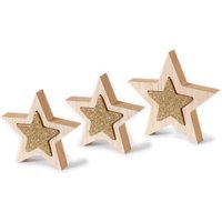 CHRISTMAS GOODS by Inge Dekostern "Weihnachtsstern, 2-in-1, Weihnachtsdeko" aus Holz, in klassischer Form CHRISTMAS GOODS by Inge Dekostern "Weihnachtsstern, 2-in-1, Weihnachtsdeko" aus Holz, in klassischer Form von Christmas Goods By Inge