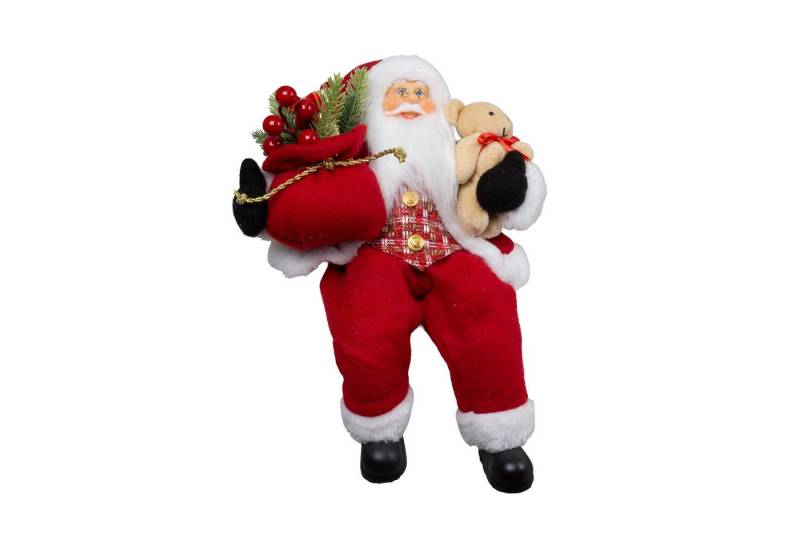 Christmas Paradise Weihnachtsmann Weihnachtsmann Kantenhocker 30cm (1 St), Weihnachtsdeko von Christmas Paradise