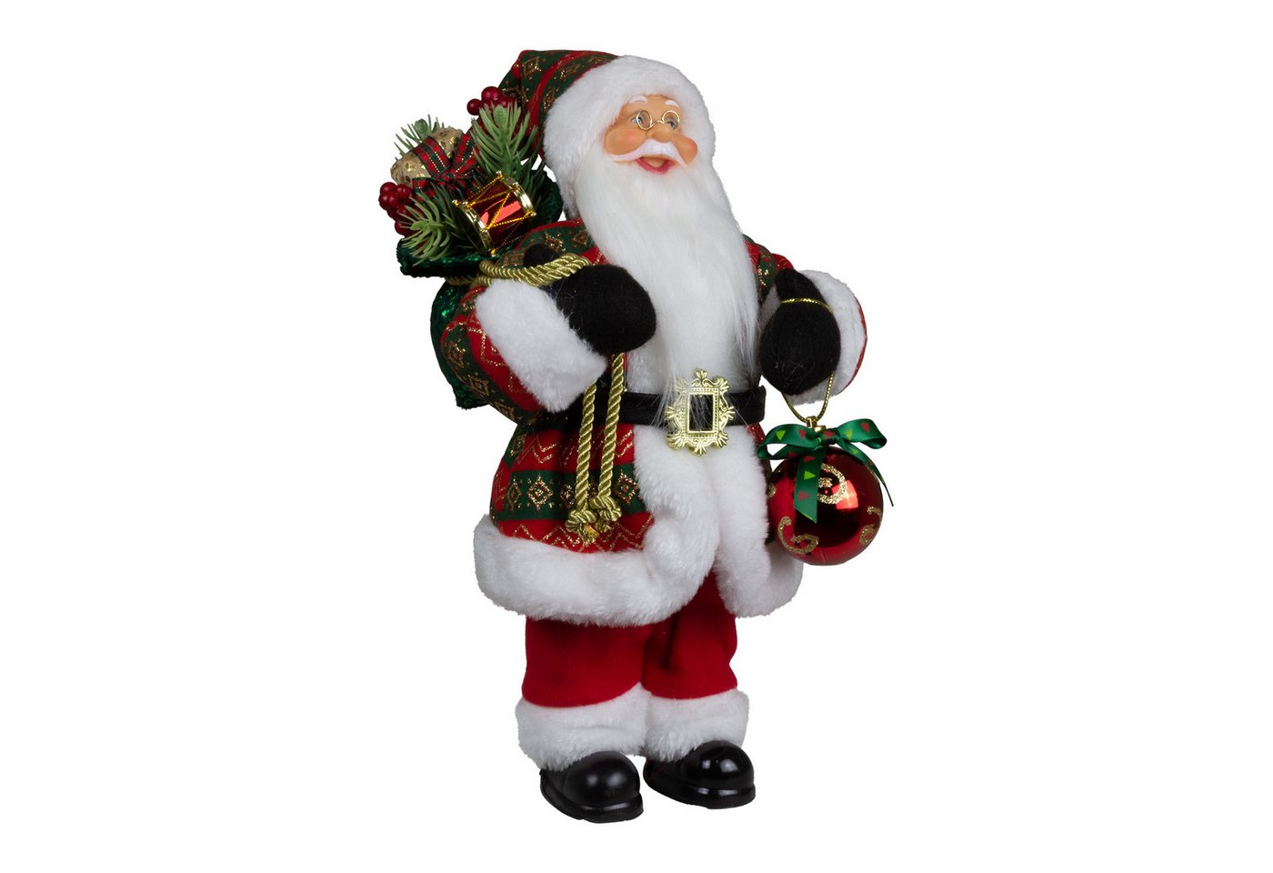 Christmas Paradise Weihnachtsmann Weihnachtsmann Stehend 30cm (1 St), Weihnachtsdeko von Christmas Paradise