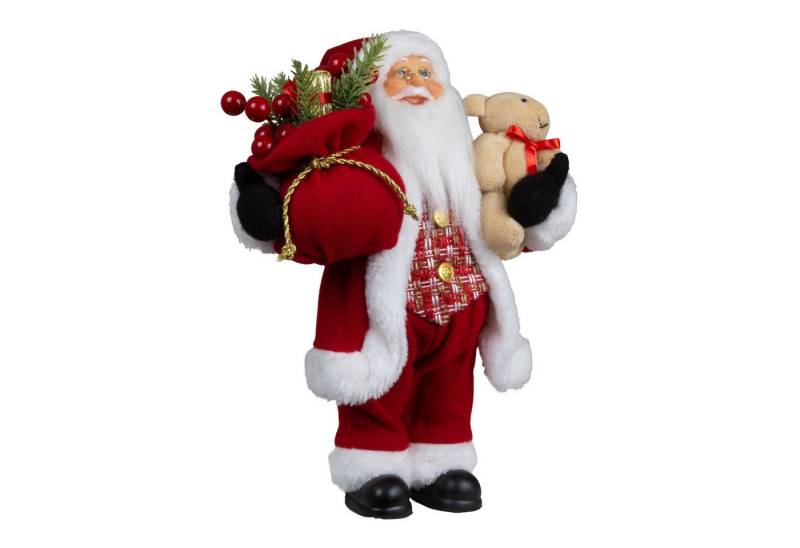 Christmas Paradise Weihnachtsmann Weihnachtsmann Stehend 30cm (1 St), Weihnachtsdeko von Christmas Paradise