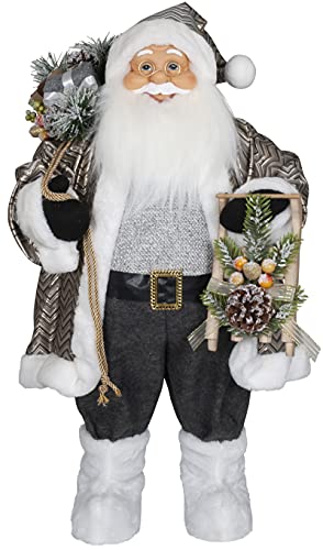 Christmas Paradise stehender Weihnachtsmann Petuu 80cm Deko-Figur Santa Nikolaus von Christmas Paradise