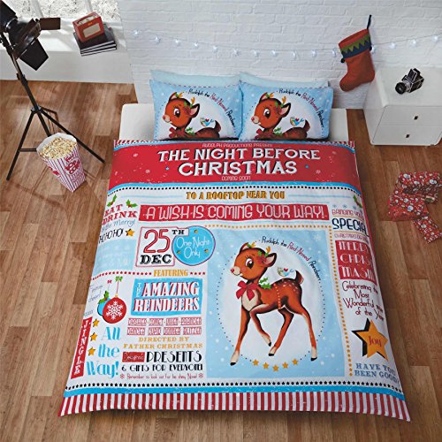 Rapport Home Bettwäsche-Set Night Before Christmas, Mehrfarbig, King Size, 2-teilig, 50% Baumwolle, 50% Polyester Rapport Home Bettwäsche-Set Night Before Christmas, Mehrfarbig, King Size, 2-teilig, 50% Baumwolle, 50% Polyester von Rapport