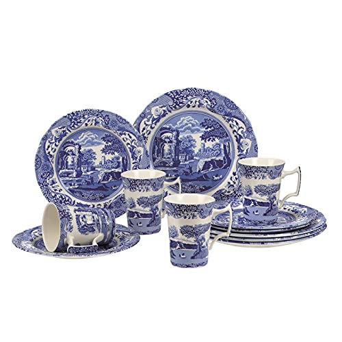 Portmeirion Spode Blue Italian 12-teiliges Set mit Teller und Bechern von Christmas @ Thumpers