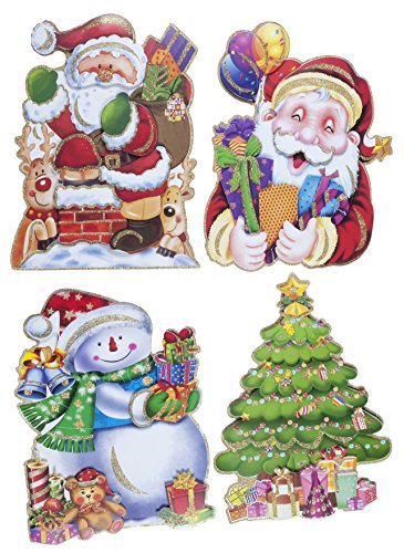 Christmas Gifts 52326 Weihnachten Dekoration mit 4 Stück, 31 x 42 cm Christmas Gifts 52326 Weihnachten Dekoration mit 4 Stück, 31 x 42 cm von Christmas Gifts